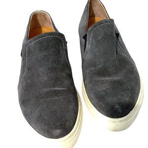 Poeta suede slip on sneakers